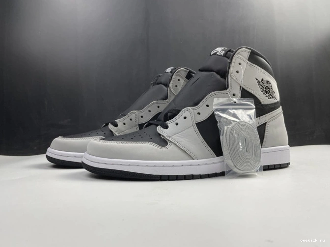 Onekick White Grey 1 555088-035 Jordan Air Smoke Light High Black Retro 0608